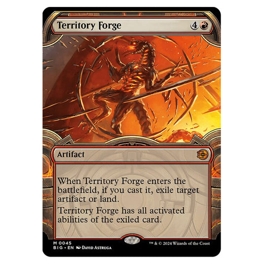 Magic The Gathering - Outlaws of Thunder Junction - The Big Score - Territory Forge (Vault Frame) - 0045