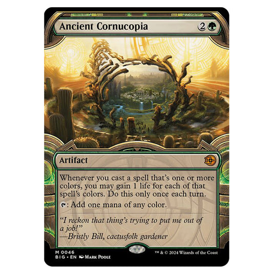 Magic The Gathering - Outlaws of Thunder Junction - The Big Score - Ancient Cornucopia (Vault Frame) - 0046