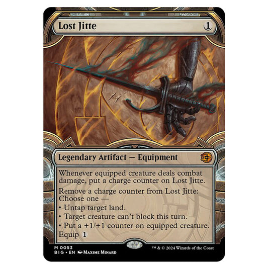 Magic The Gathering - Outlaws of Thunder Junction - The Big Score - Lost Jitte (Vault Frame) - 0053