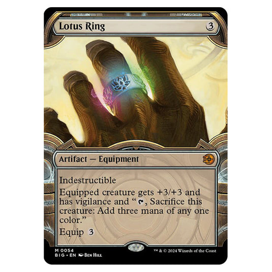 Magic The Gathering - Outlaws of Thunder Junction - The Big Score - Lotus Ring (Vault Frame) - 0054