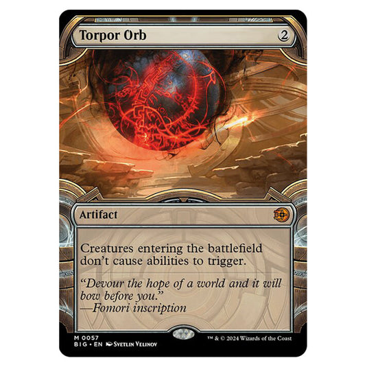 Magic The Gathering - Outlaws of Thunder Junction - The Big Score - Torpor Orb (Vault Frame) - 0057