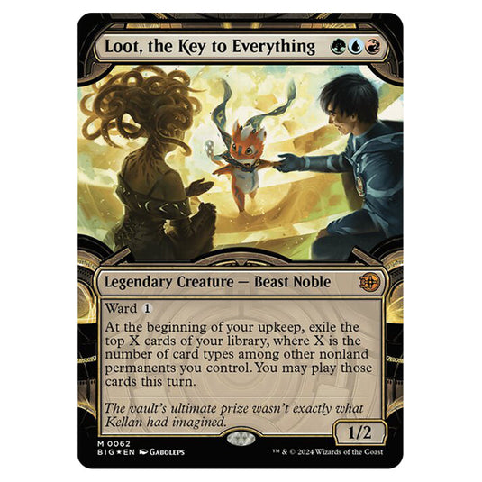 Magic The Gathering - Outlaws of Thunder Junction - The Big Score - Loot, the Key to Everything (Vault Frame) - 0062