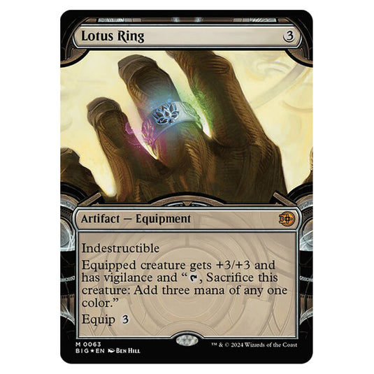 Magic The Gathering - Outlaws of Thunder Junction - The Big Score - Lotus Ring (Vault Frame) - 0063