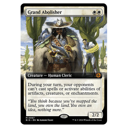 Magic The Gathering - Outlaws of Thunder Junction - The Big Score - Grand Abolisher (Extended Art) - 0067