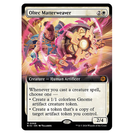 Magic The Gathering - Outlaws of Thunder Junction - The Big Score - Oltec Matterweaver (Extended Art) - 0068