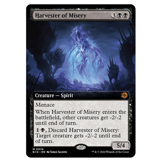 Magic The Gathering - Outlaws of Thunder Junction - The Big Score - Harvester of Misery (Extended Art) - 0074