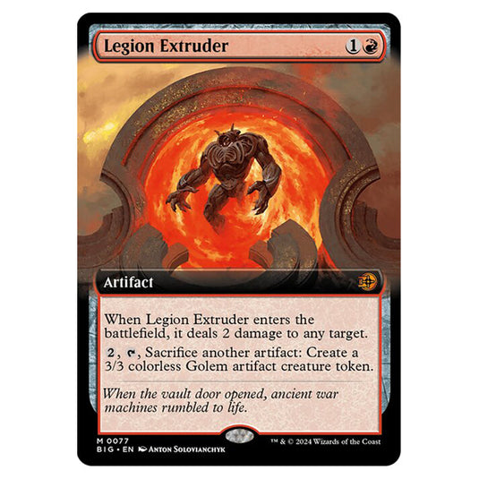 Magic The Gathering - Outlaws of Thunder Junction - The Big Score - Legion Extruder (Extended Art) - 0077