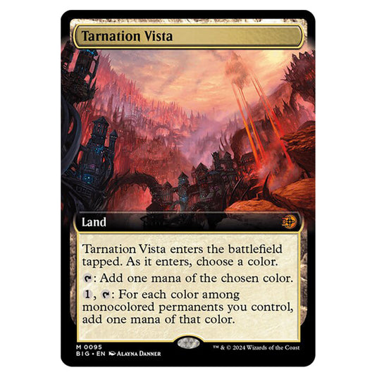 Magic The Gathering - Outlaws of Thunder Junction - The Big Score - Tarnation Vista (Extended Art) - 0095