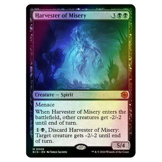 Magic The Gathering - Outlaws of Thunder Junction - The Big Score - Harvester of Misery - 0009 (Foil)