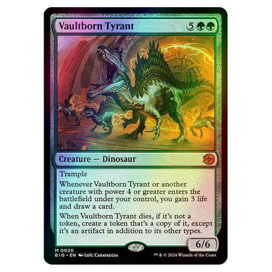 Magic The Gathering - Outlaws of Thunder Junction - The Big Score - Vaultborn Tyrant - 0020 (Foil)