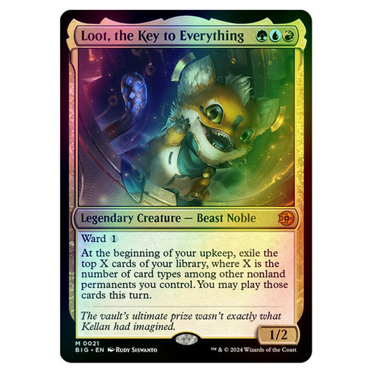 Magic The Gathering - Outlaws of Thunder Junction - The Big Score - Loot, the Key to Everything - 0021 (Foil)