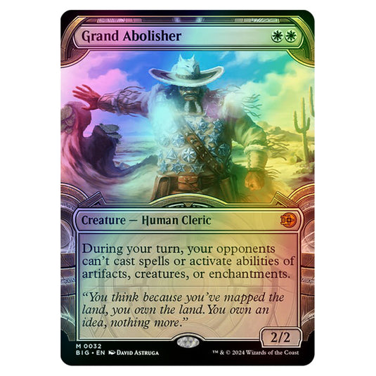 Magic The Gathering - Outlaws of Thunder Junction - The Big Score - Grand Abolisher (Vault Frame) - 0032 (Foil)