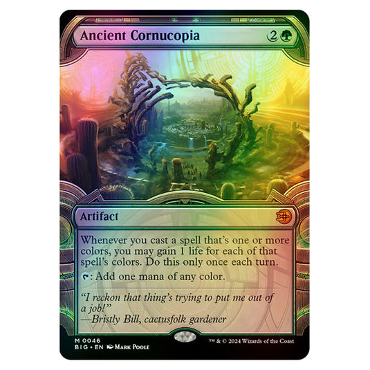 Magic The Gathering - Outlaws of Thunder Junction - The Big Score - Ancient Cornucopia (Vault Frame) - 0046 (Foil)