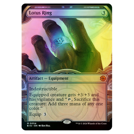 Magic The Gathering - Outlaws of Thunder Junction - The Big Score - Lotus Ring (Vault Frame) - 0054 (Foil)