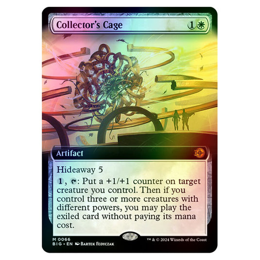 Magic The Gathering - Outlaws of Thunder Junction - The Big Score - Collector's Cage (Extended Art) - 0066 (Foil)