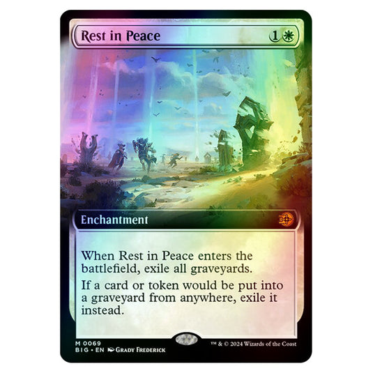 Magic The Gathering - Outlaws of Thunder Junction - The Big Score - Rest in Peace (Extended Art) - 0069 (Foil)