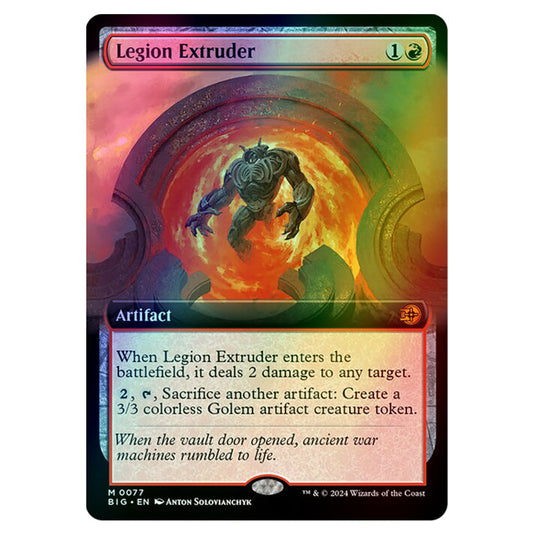 Magic The Gathering - Outlaws of Thunder Junction - The Big Score - Legion Extruder (Extended Art) - 0077 (Foil)