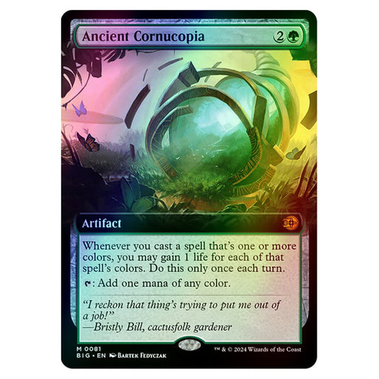 Magic The Gathering - Outlaws of Thunder Junction - The Big Score - Ancient Cornucopia (Extended Art) - 0081 (Foil)