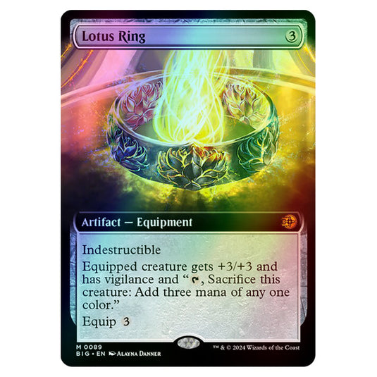 Magic The Gathering - Outlaws of Thunder Junction - The Big Score - Lotus Ring (Extended Art) - 0089 (Foil)