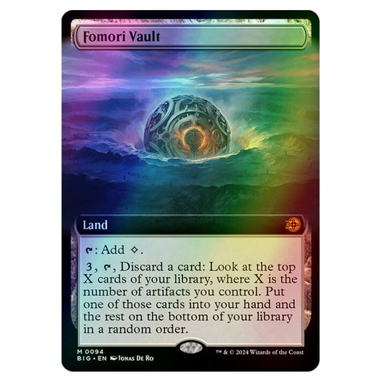 Magic The Gathering - Outlaws of Thunder Junction - The Big Score - Fomori Vault (Extended Art) - 0094 (Foil)