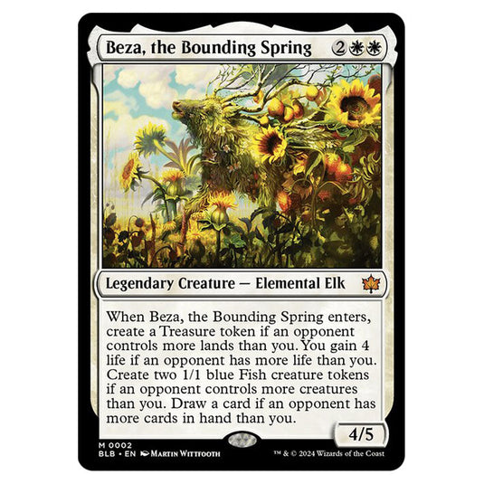 Magic The Gathering - Bloomburrow - Beza, the Bounding Spring - 0002