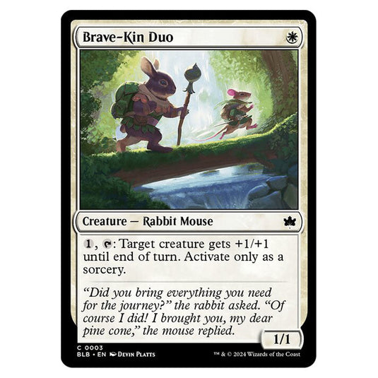 Magic The Gathering - Bloomburrow - Brave-Kin Duo - 0003