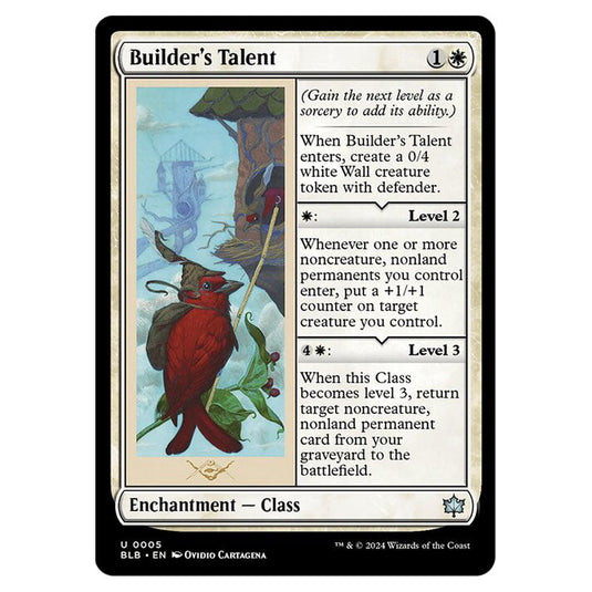 Magic The Gathering - Bloomburrow - Builder's Talent - 0005