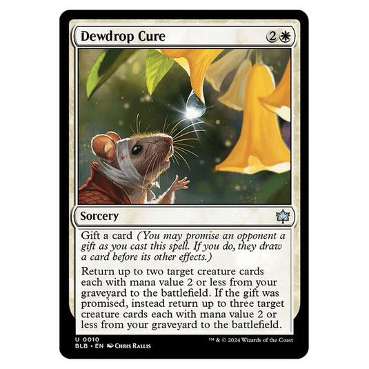 Magic The Gathering - Bloomburrow - Dewdrop Cure - 0010