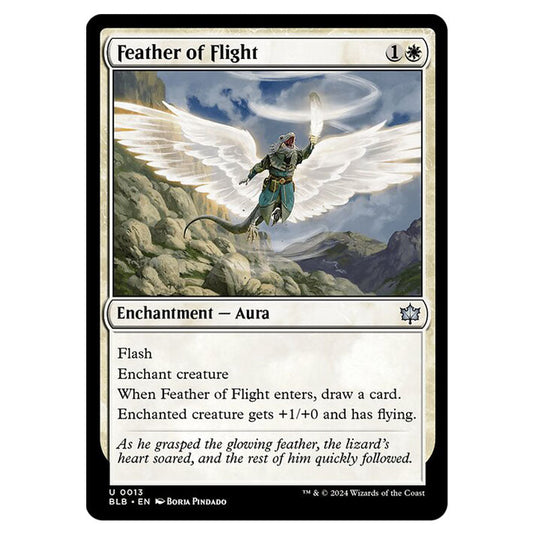 Magic The Gathering - Bloomburrow - Feather of Flight - 0013