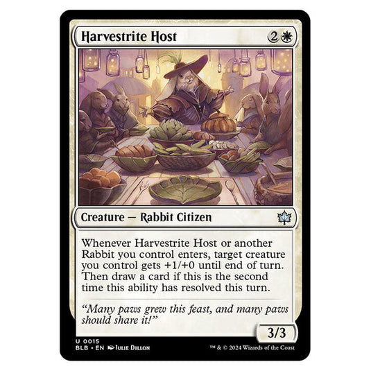 Magic The Gathering - Bloomburrow - Harvestrite Host - 0015