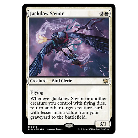 Magic The Gathering - Bloomburrow - Jackdaw Savior - 0018