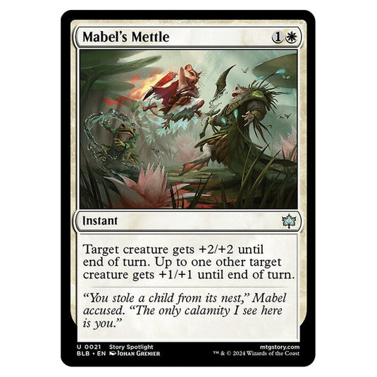 Magic The Gathering - Bloomburrow - Mabel's Mettle - 0021