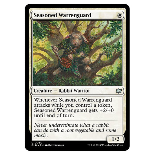 Magic The Gathering - Bloomburrow - Seasoned Warrenguard - 0030