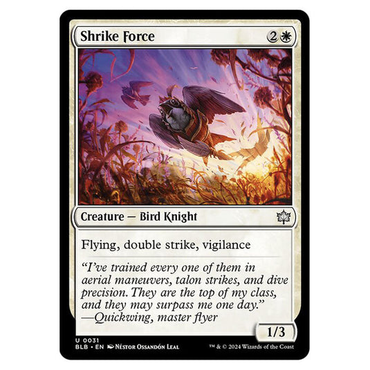 Magic The Gathering - Bloomburrow - Shrike Force - 0031