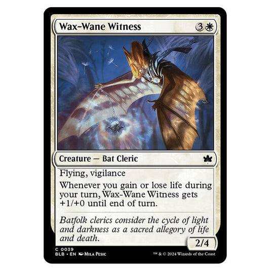 Magic The Gathering - Bloomburrow - Wax-Wane Witness - 0039