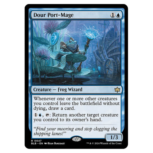 Magic The Gathering - Bloomburrow - Dour Port-Mage - 0047