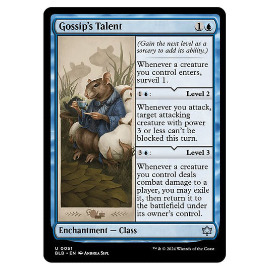 Magic The Gathering - Bloomburrow - Gossip's Talent - 0051