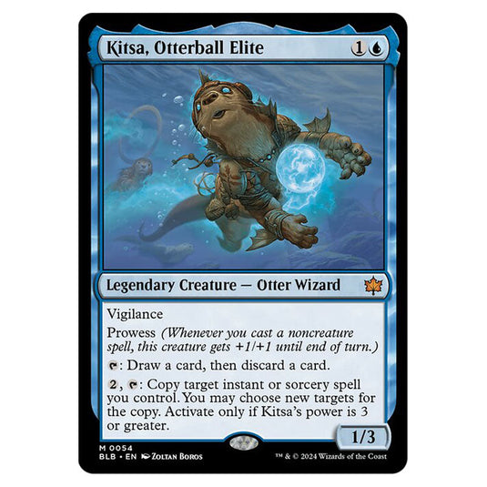 Magic The Gathering - Bloomburrow - Kitsa, Otterball Elite - 0054