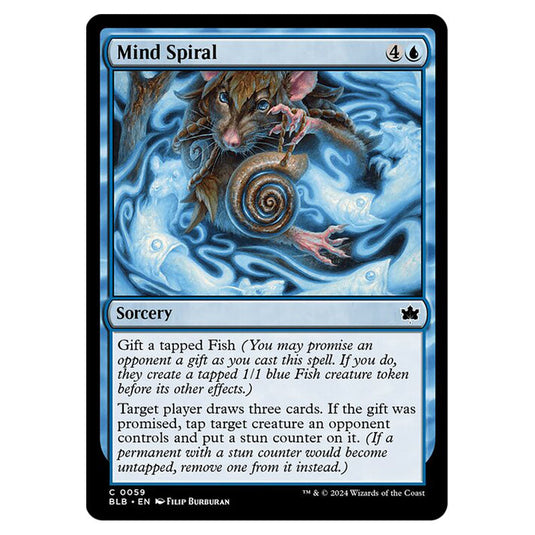 Magic The Gathering - Bloomburrow - Mind Spiral - 0059