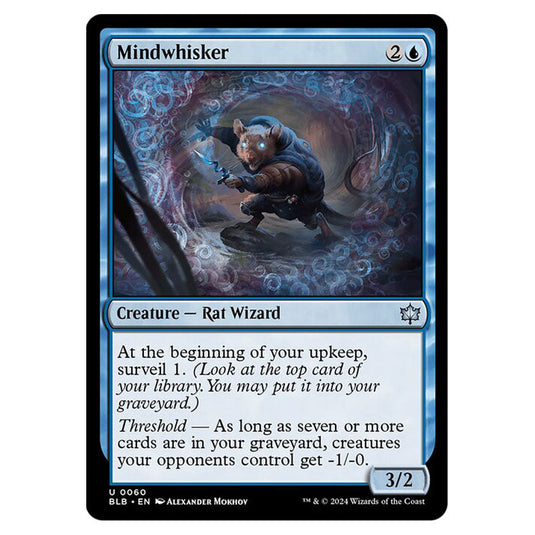 Magic The Gathering - Bloomburrow - Mindwhisker - 0060