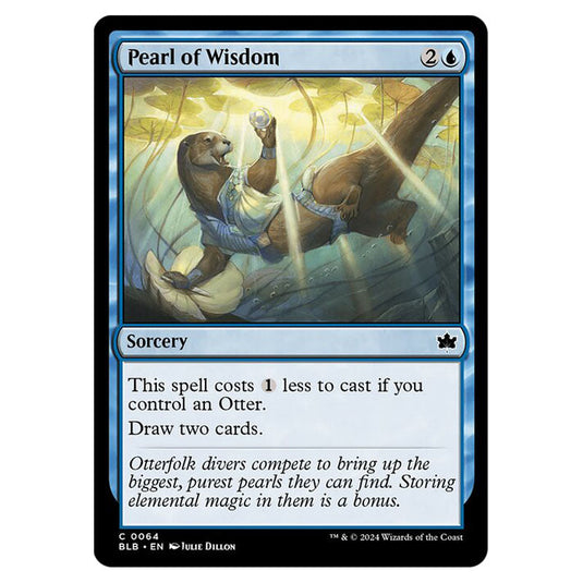 Magic The Gathering - Bloomburrow - Pearl of Wisdom - 0064