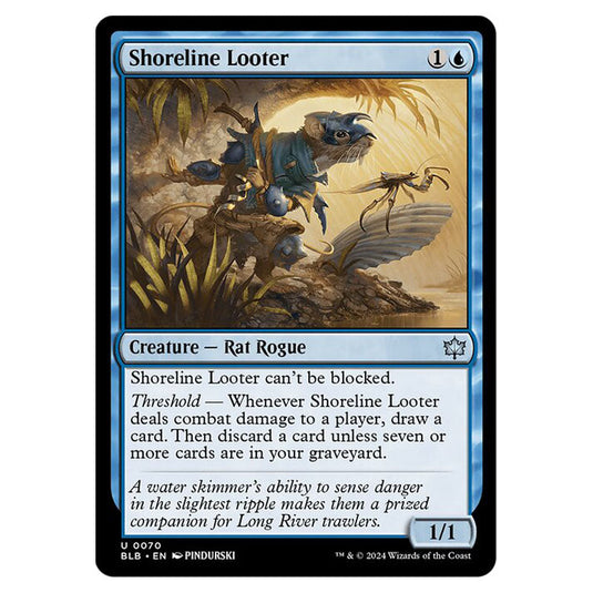 Magic The Gathering - Bloomburrow - Shoreline Looter - 0070