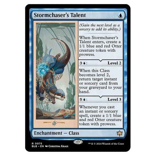 Magic The Gathering - Bloomburrow - Stormchaser's Talent - 0075