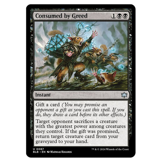 Magic The Gathering - Bloomburrow - Consumed by Greed - 0087