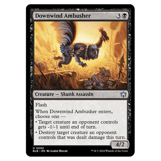 Magic The Gathering - Bloomburrow - Downwind Ambusher - 0092