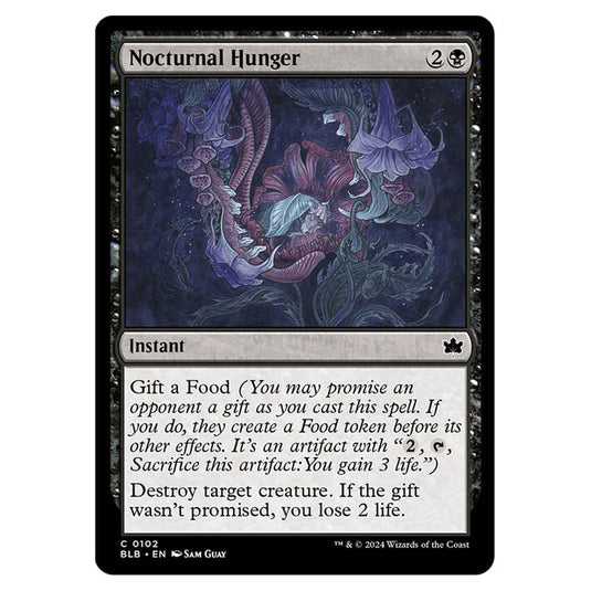 Magic The Gathering - Bloomburrow - Nocturnal Hunger - 0102