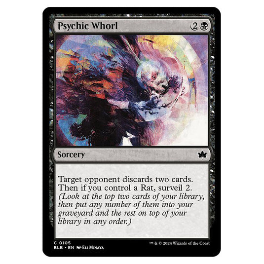 Magic The Gathering - Bloomburrow - Psychic Whorl - 0105