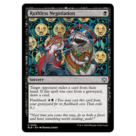 Magic The Gathering - Bloomburrow - Ruthless Negotiation - 0108