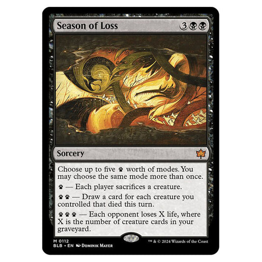 Magic The Gathering - Bloomburrow - Season of Loss - 0112