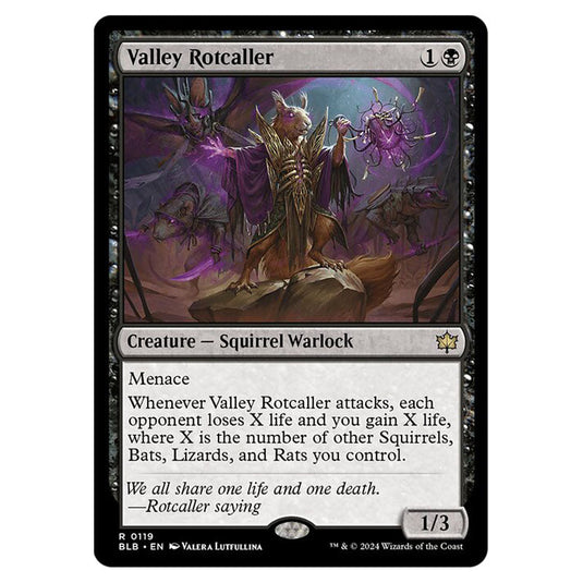 Magic The Gathering - Bloomburrow - Valley Rotcaller - 0119